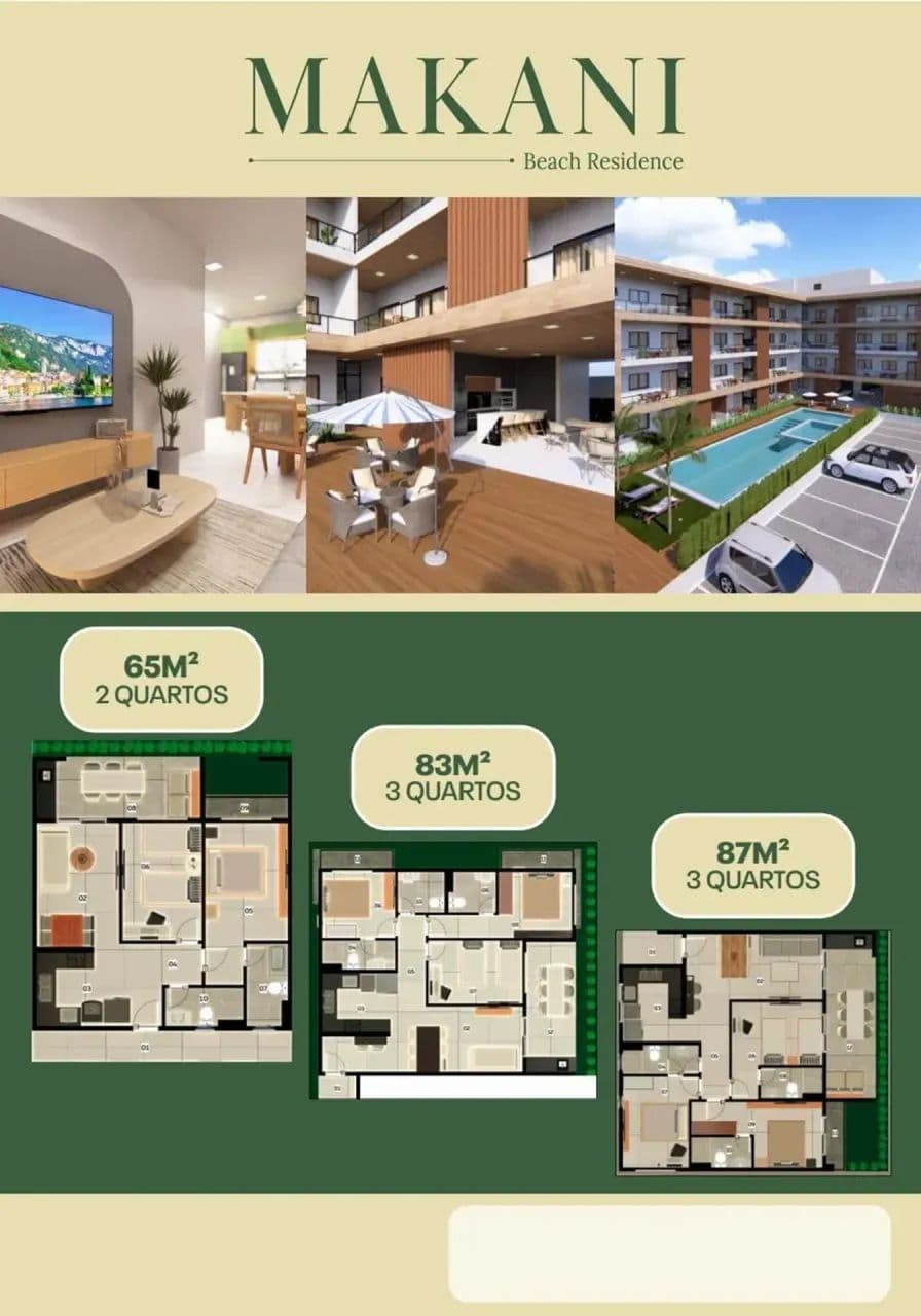 Vende-Se Apartamento No Cumbuco No Makani Beach Residence